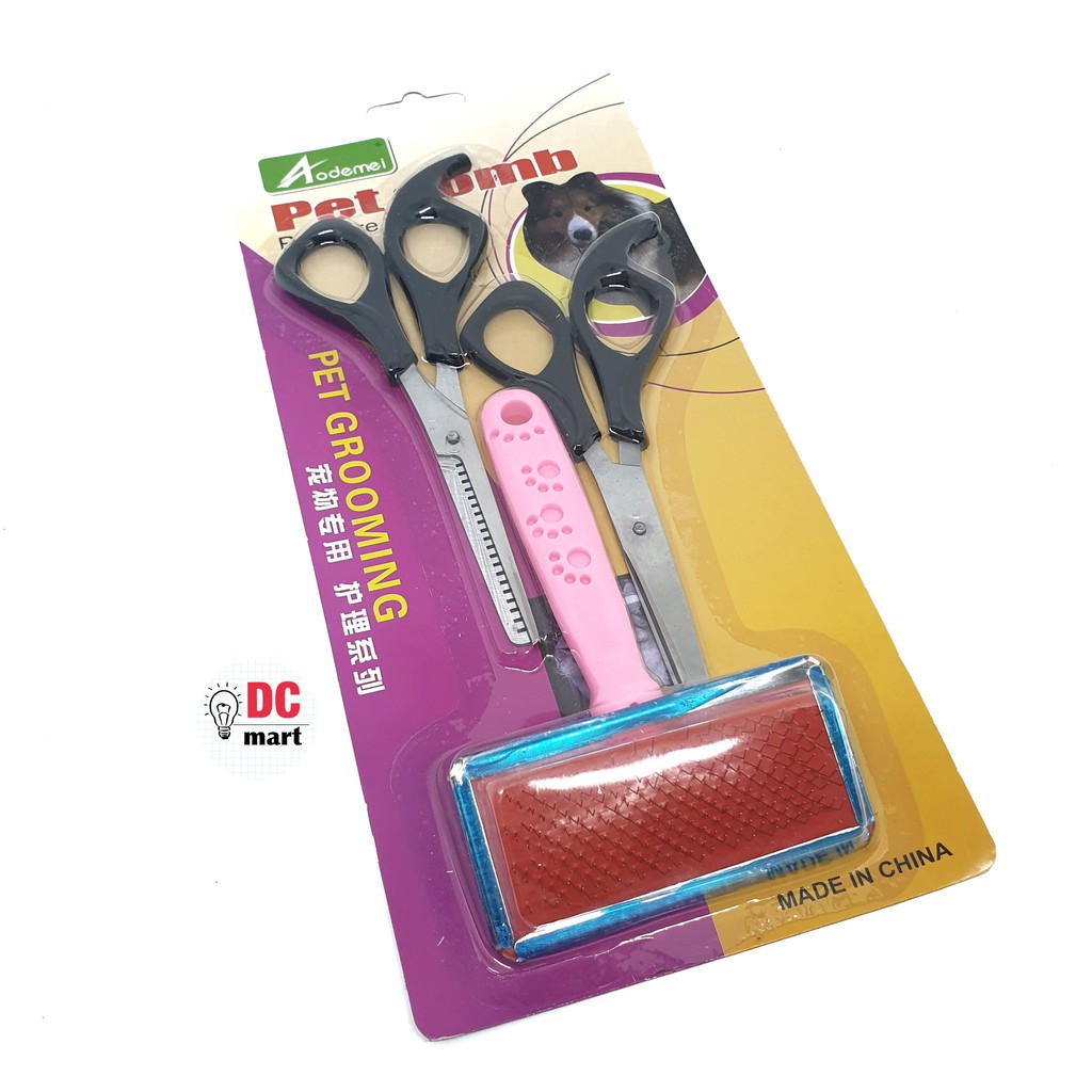 PET GROOMING SET COMB / 1 set alat grooming