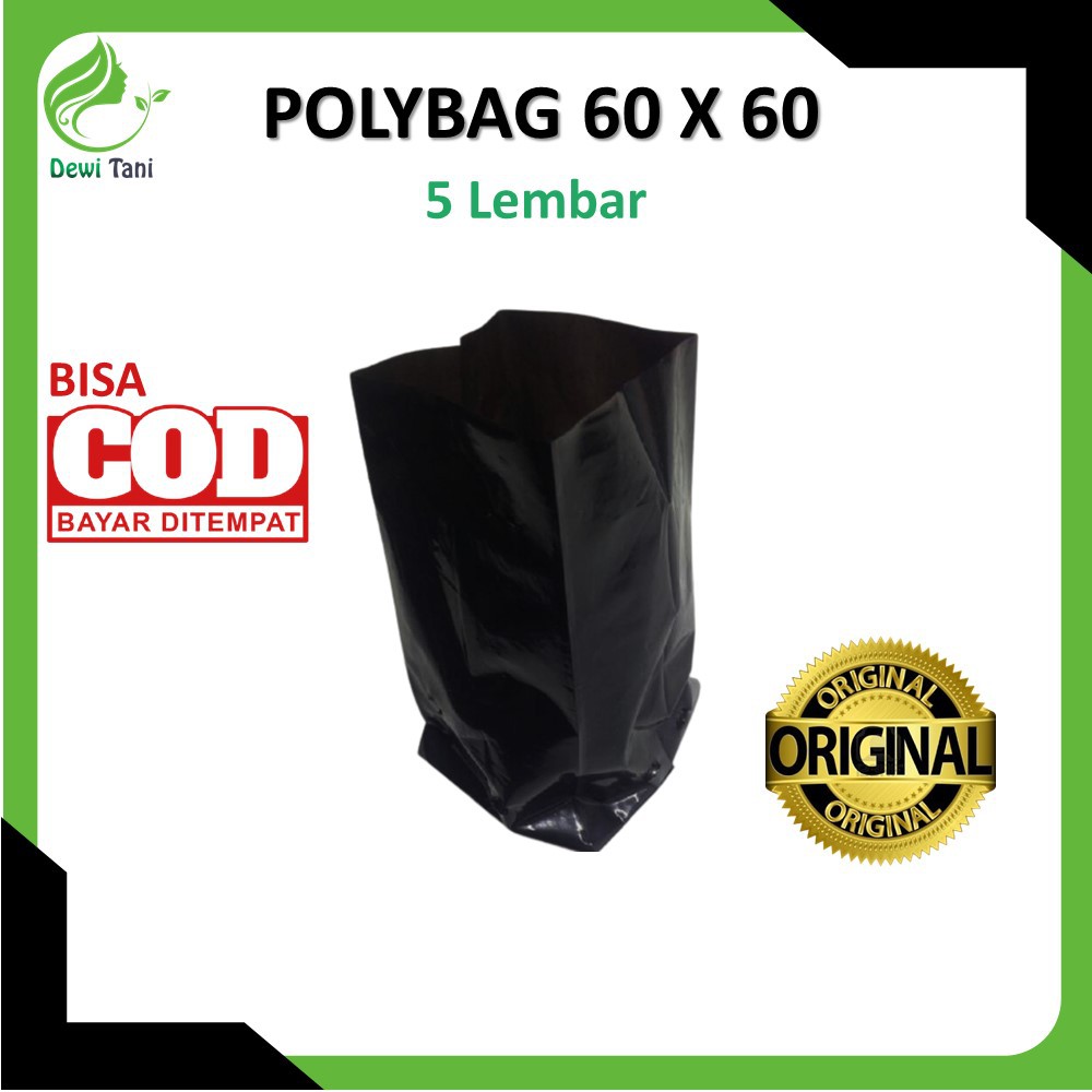 Polybag / Polibek Besar 60x60 (isi 5 lembar)