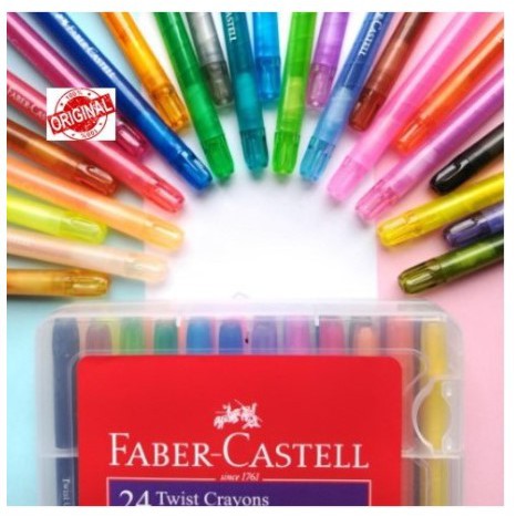 [MENGGAMBAR] - Faber Castell Twist Crayon Krayon Putar Warna Pastel