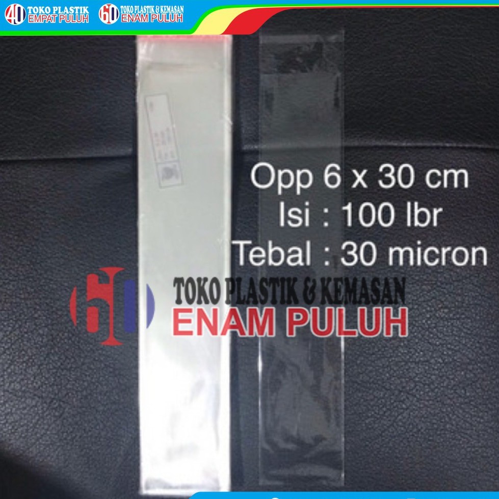 

Plastik opp lem tebal 03 6x30 6 x 30 seal 100 lembar pcs kaca 30 micron undangan bening murah