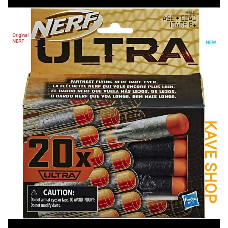 NERF Ultra Dart Refill 20 pcs - HASBRO - Peluru NERF Ultra