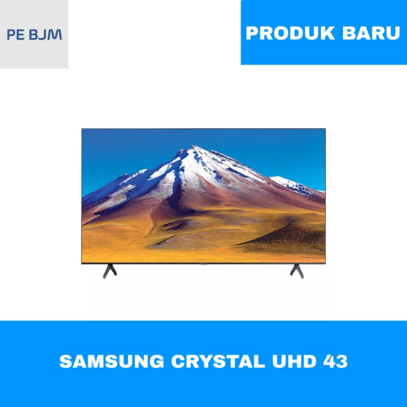 SMART TV LED 43 CRYSTAL UHD - SAMSUNG - UA-43TU6900- GARANSI RESMI