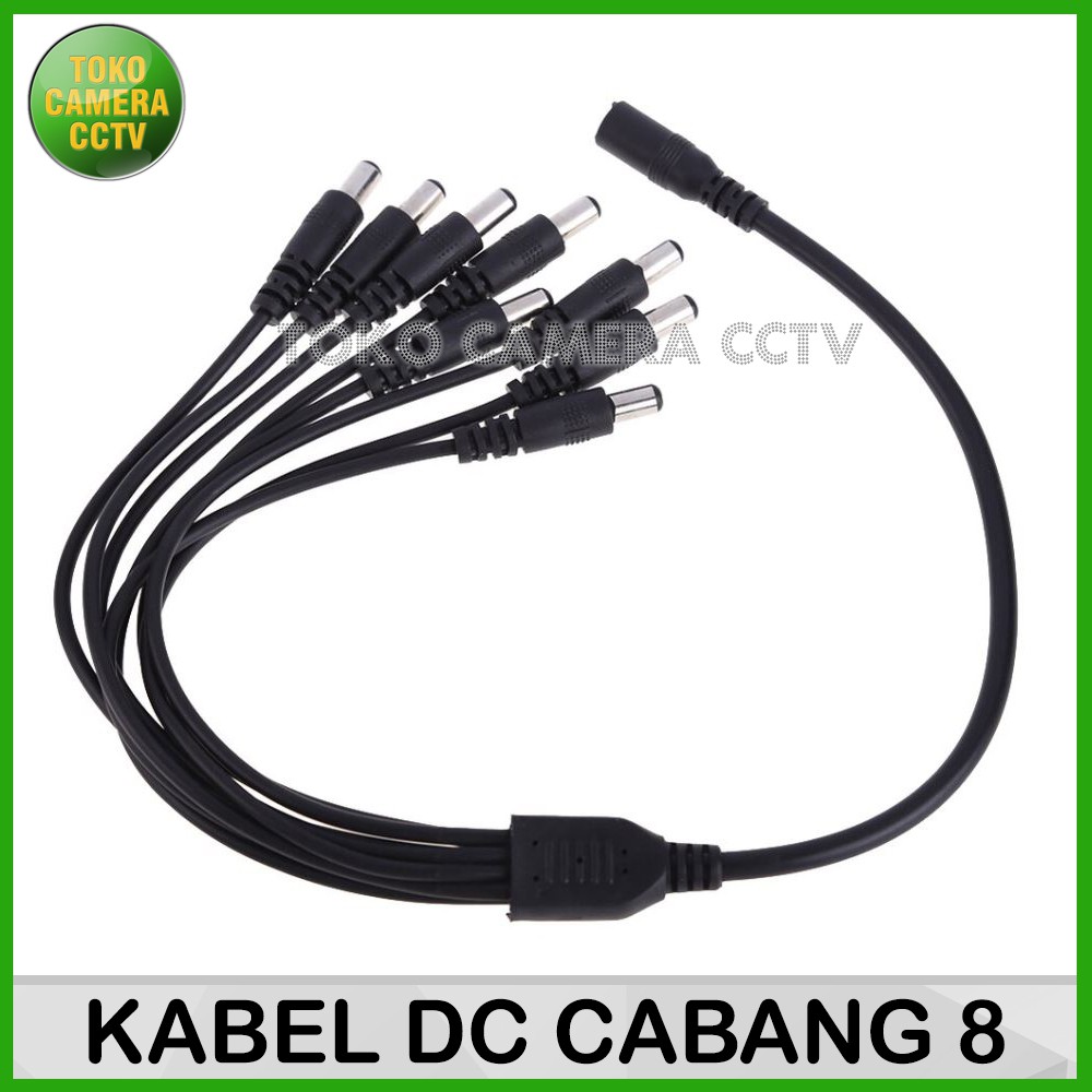 KABEL DC SPLITTER CABANG 8 JACK DC CABANG 8