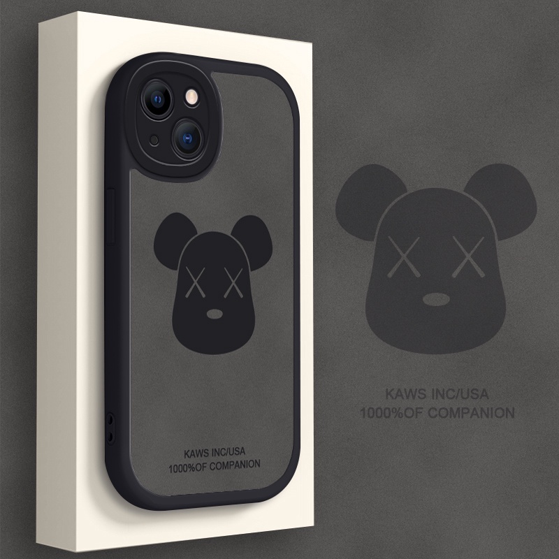 Casing Soft Case Motif Violent Bear Untuk iPhone 6 / 7 / 8 + / X / XR / Xs Max 13 / 11 Pro Max