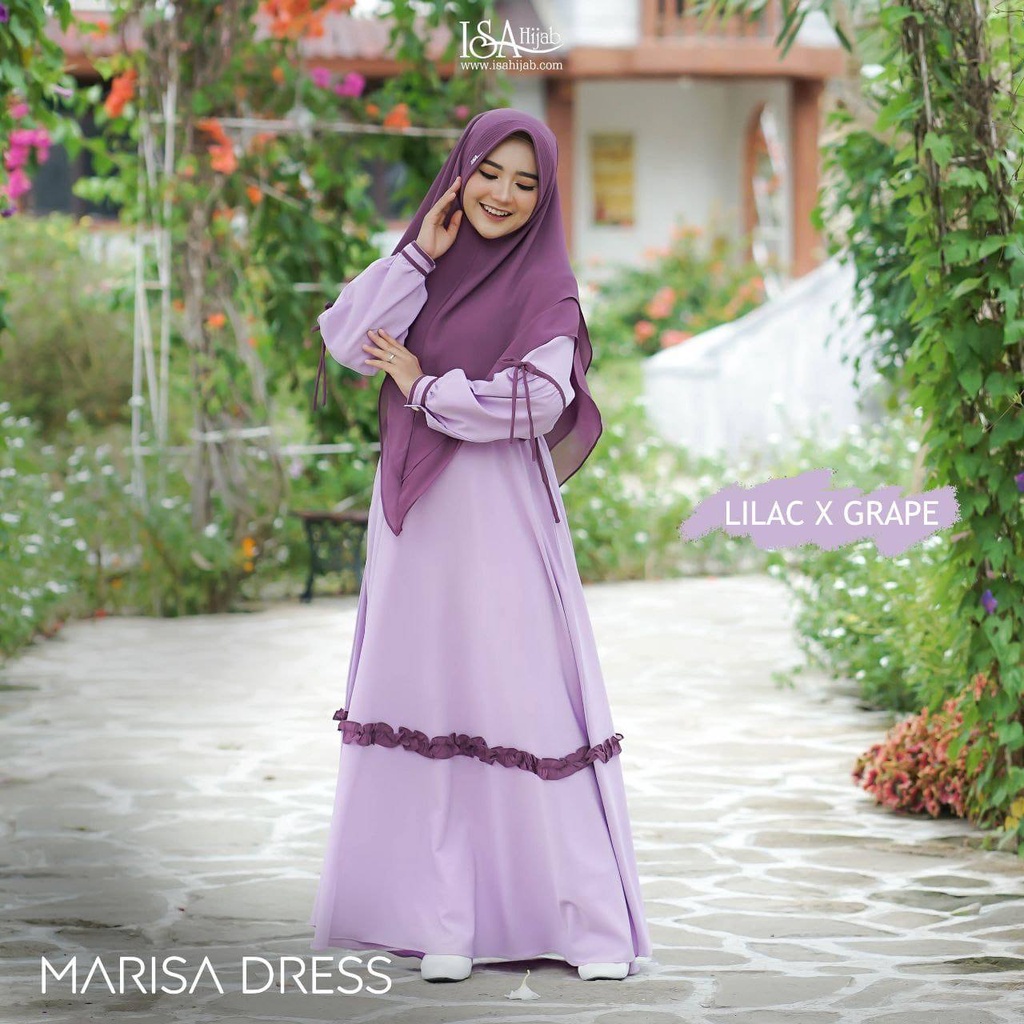 Gamis dewasa MARISA dress  only by Isa Hijab