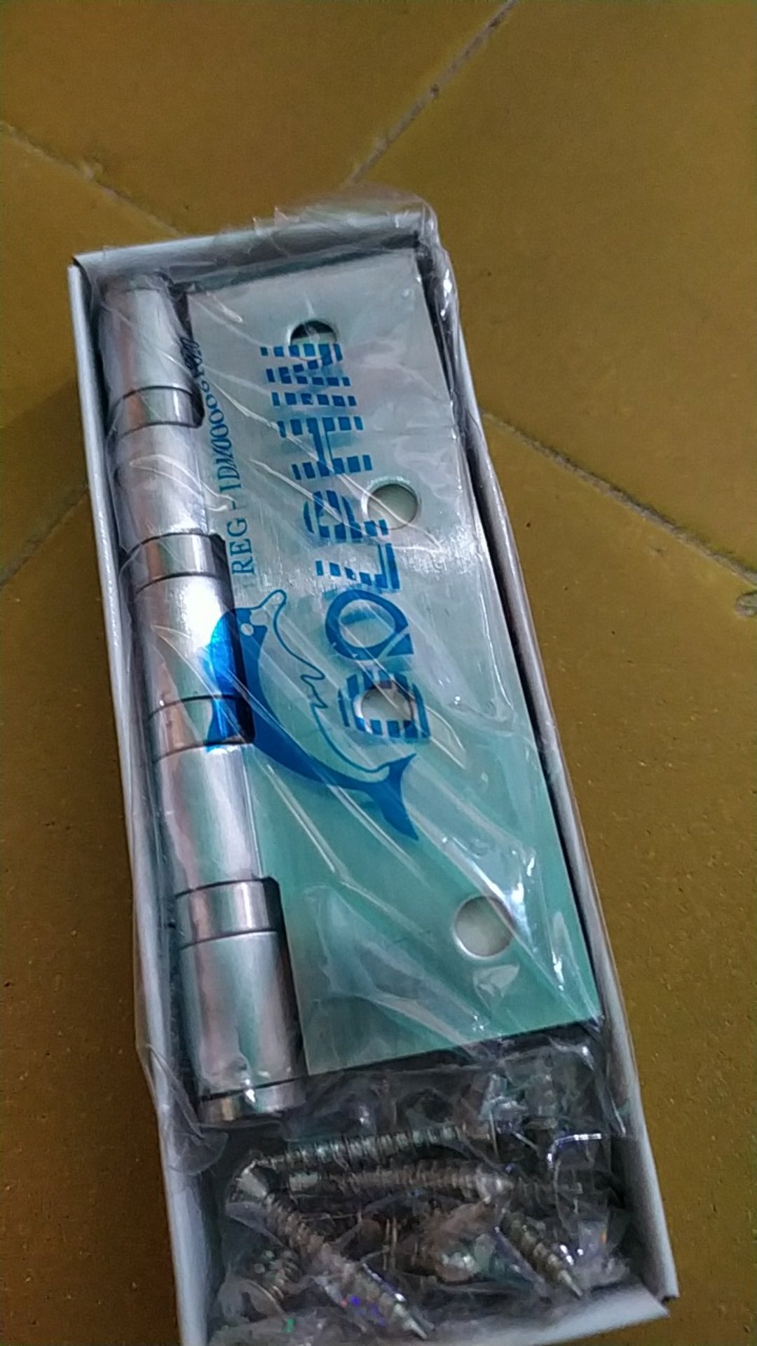 Engsel Pintu Dan Jendela Steinless Tebal Bagus Murah - Engsel Dolphin Asli