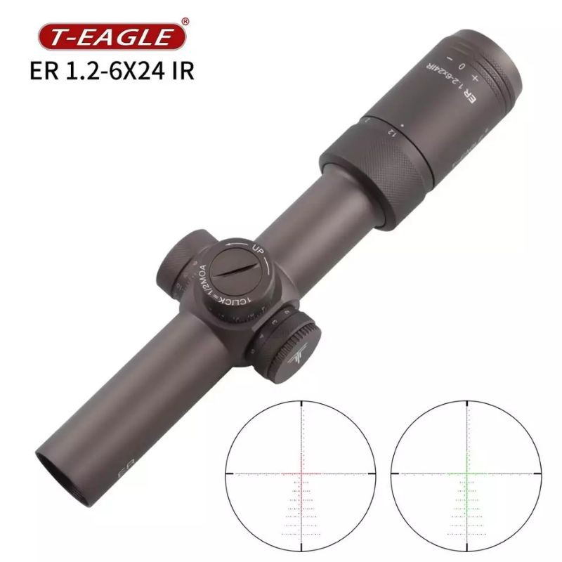 Teleskop Buntung T-Eagle ER 1.2-6x24 IR Bronze Telescope Scope Buntung T-Eagle