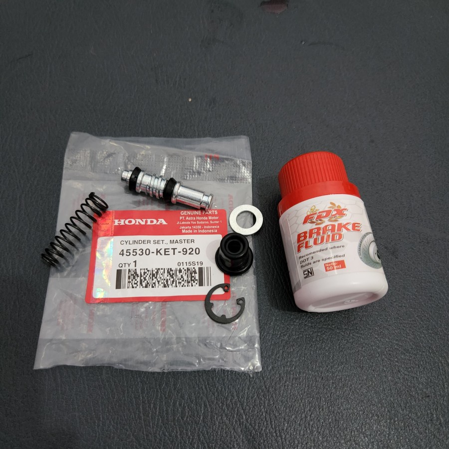 Seal Master Rem + Minyak Rem Honda Supra X Fit New 125 Kharisma Tiger Grand Megapro CB