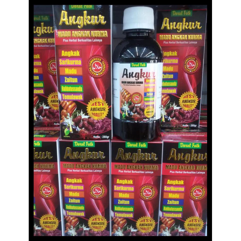 

DISKON! Madu ANGKUR (Angkak Kurma) / ANGKUR Madu Angkak Kurma Original