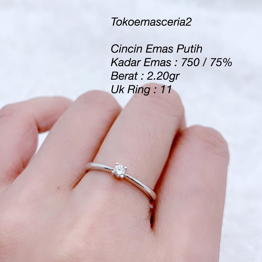 Cincin Emas Putih Indonesia