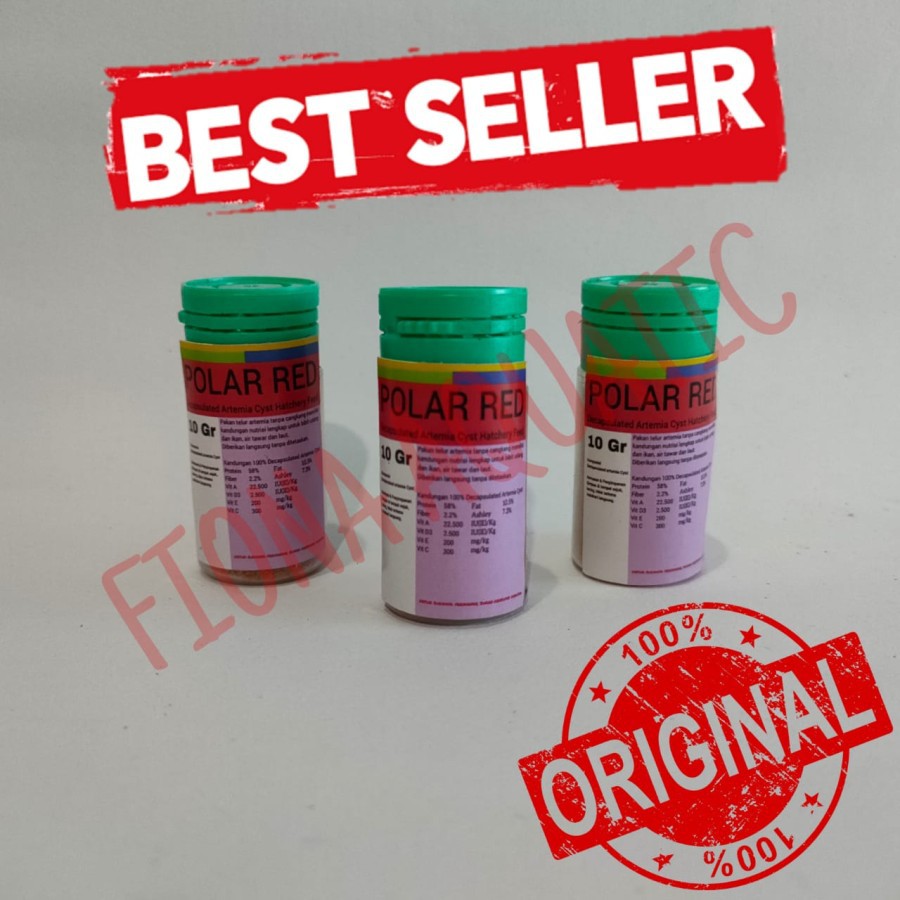 POLAR RED 10 GRAM / ARTEMIA POLAR RED / ARTEMIA INSTAN / ARTEMIA
