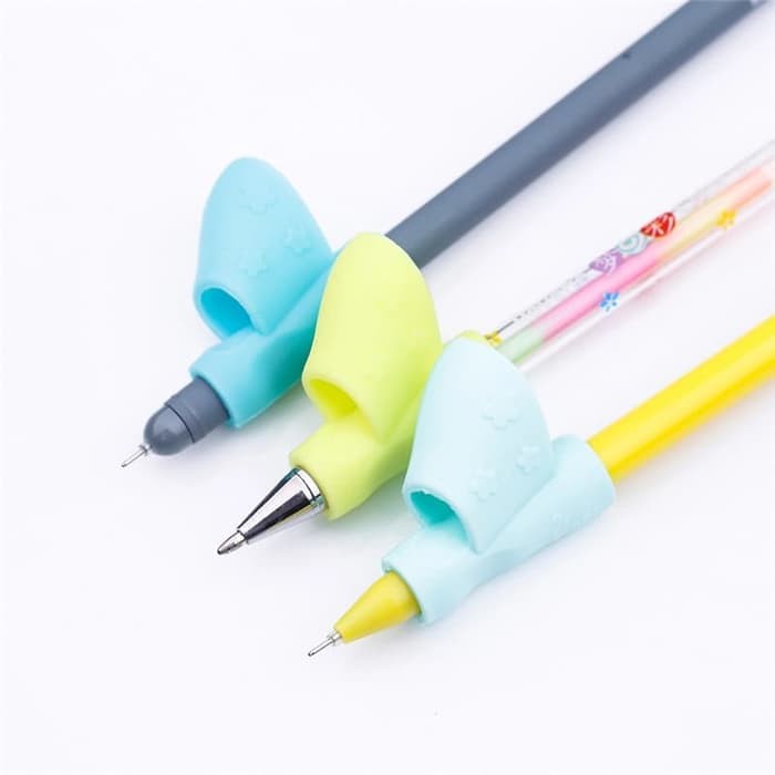 

TERMURAH Pencil Grip Pencil Hold Helper Pencil Alat Bantu Tulis Silicone Grip