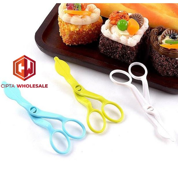 Gunting Mawar alat dekorasi kue scissors baking gadgets Plastik