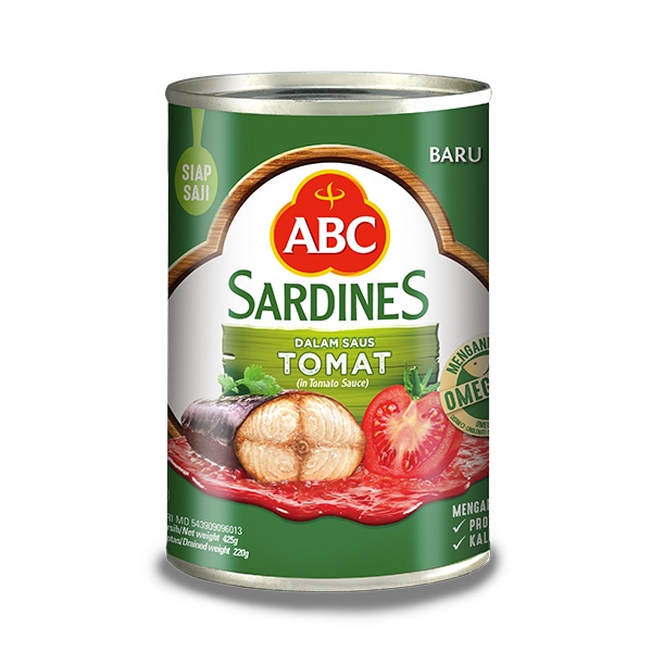 

ABC SARDINES TOMATO 425 GR