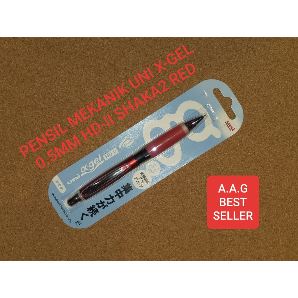 

PENSIL MEKANIK UNI X-GEL 0.5MM HD-II SHAKA2 PINK