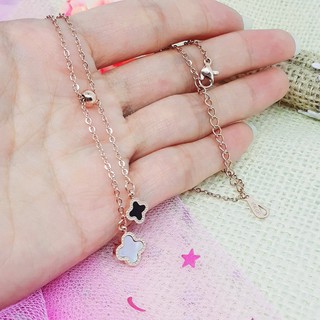 Kalung Titanium Inisial  Nama Huruf  A M BN221 Shopee 