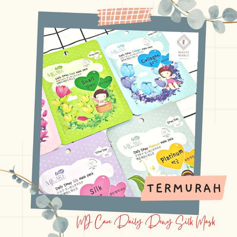 MJ CARE DAILY DEWY FRI SILK MASK PACK 25g | MIJIN MJ CARE | SHEET MASK MJ CARE