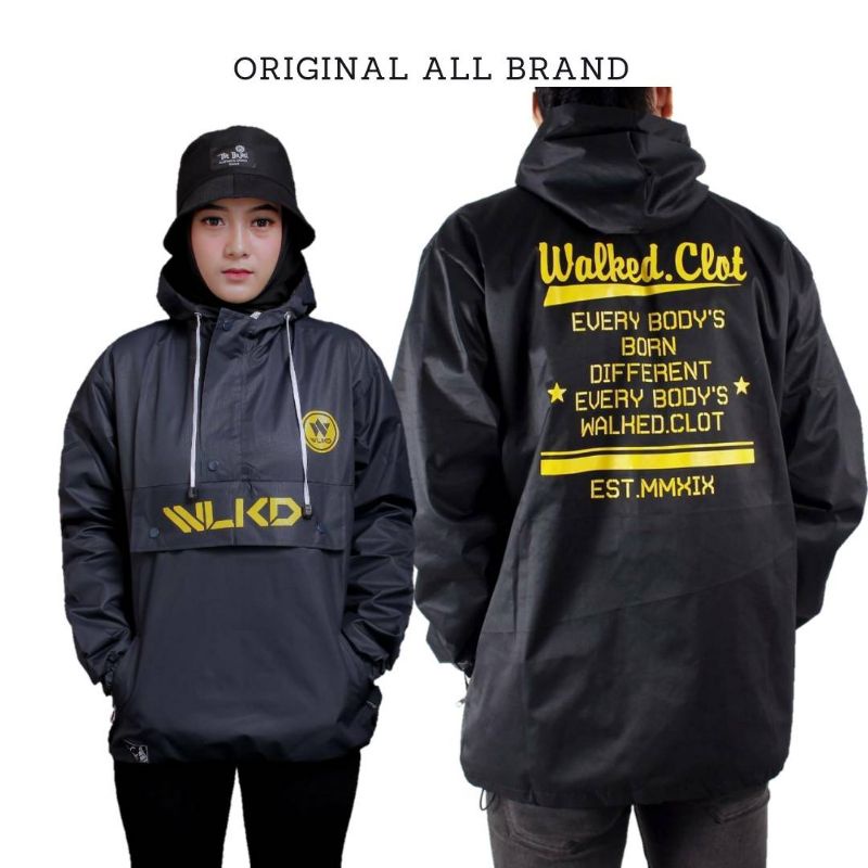 Jaket Cagoule Pria Waterproof Anti Air WALKED ORIGINAL Distro