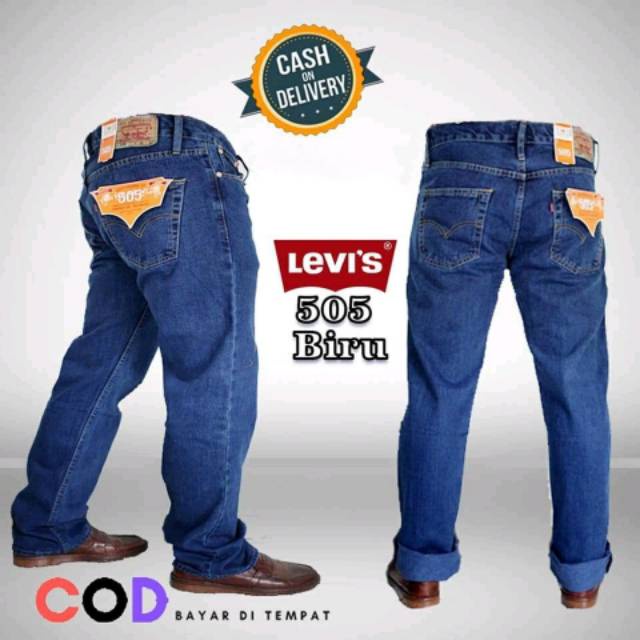 CELANA DENIM JEANS REGULER STANDAR KERJA TERMURAH / CELANA UFC MURAH STANDAR REGULLER PRIA DEW