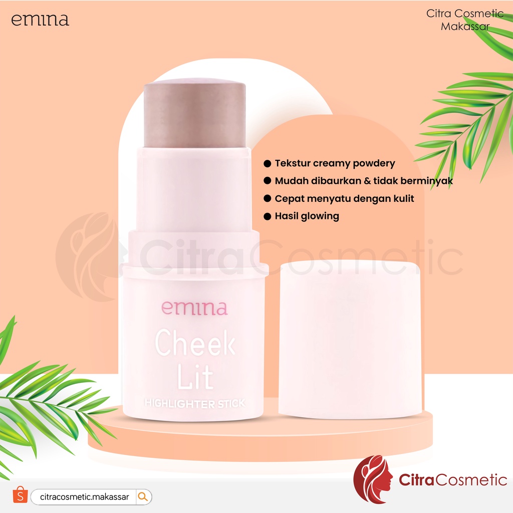 Emina Cheek Lit Highlighter Stick Nudetwinkle 7 Gr