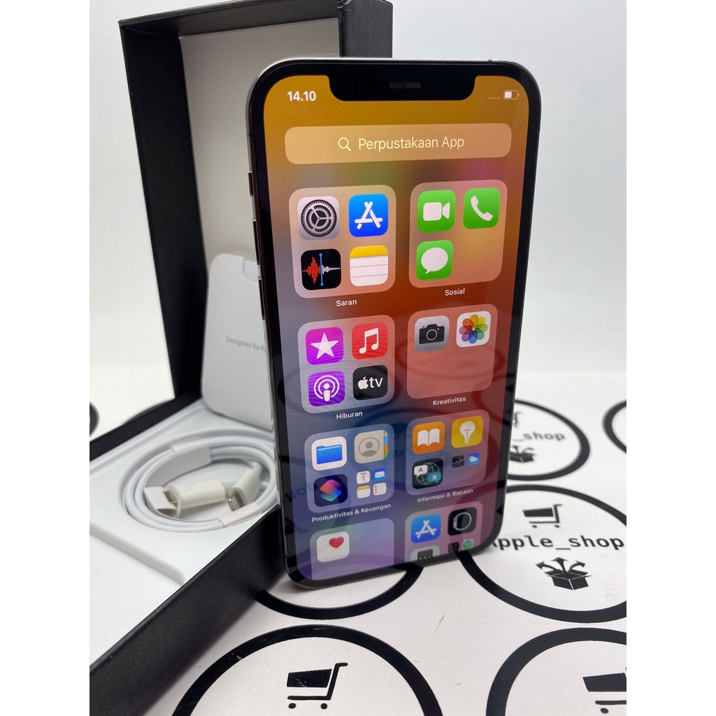 iphone 12 pro max 256gb graphite Lcd Original Mulus Original Bukan Refurbish / Rekondisi