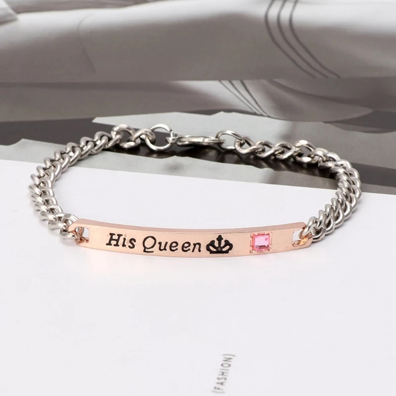 His And Her King His Queen Bahan Alloy Untuk Pasangan