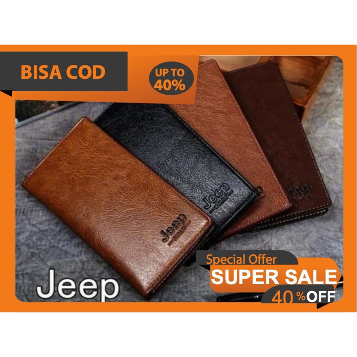 DOMPET JEEP BULOU PRIA IMPORT - COD (BAYAR DITEMPAT)