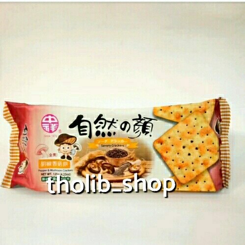 

Chung hsiang savory pepper & mushroom crackers 120 gr
