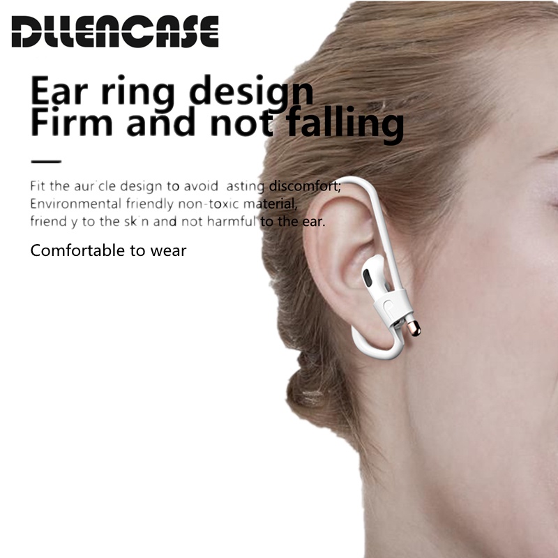 Dllencase Kait Telinga earphone Airpod anti Jatuh / Hilang casual Untuk Olahraga