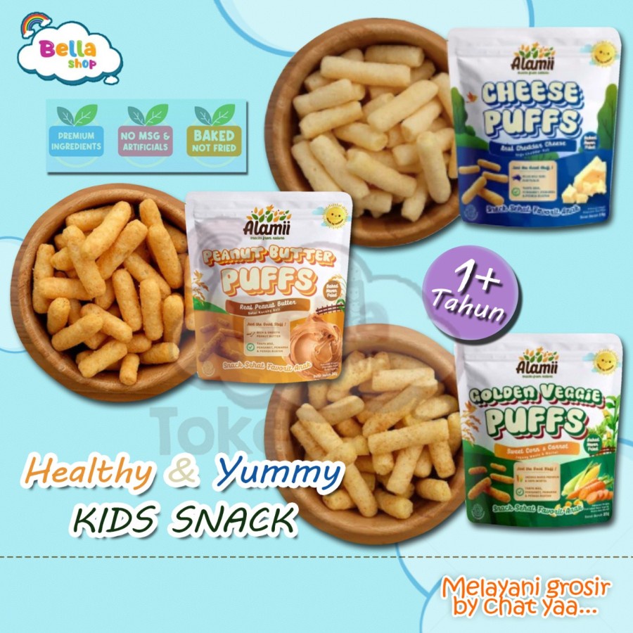 ALAMII PUFFS SNACK ANAK / CEMILAN BAYI / ALAMII PUFF