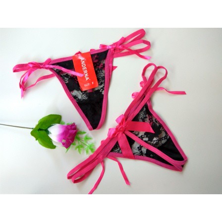 Grosir Celana Dalam Wanita Jumbo - G String Brokat (muat utk XL,XXL,XXXL)
