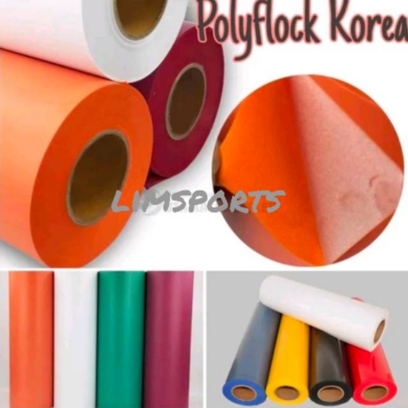 Polyflock polyflex Flock Bludru Korea  / Polyflex Bludru / Poly Flock / Flocking