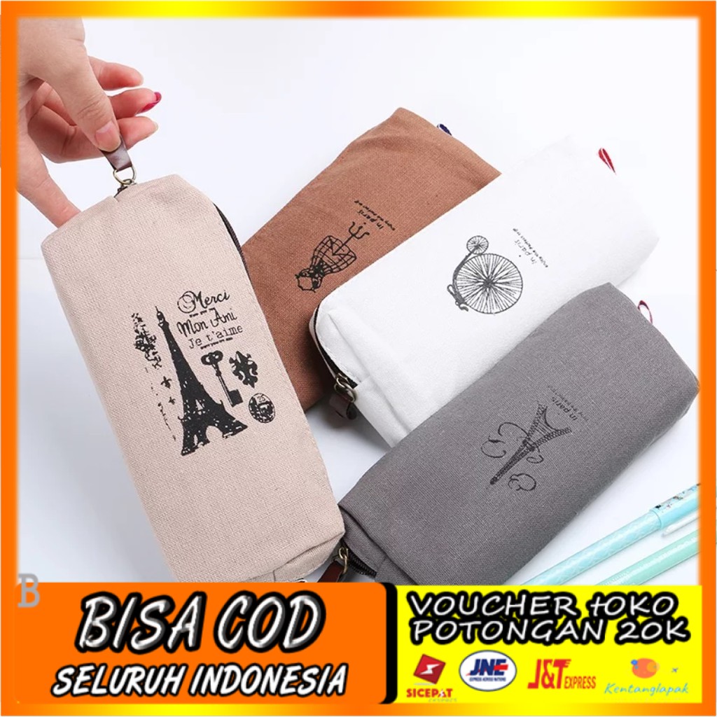 

Tempat Pensil Paris Classic / Tempat Kosmetik Termurah