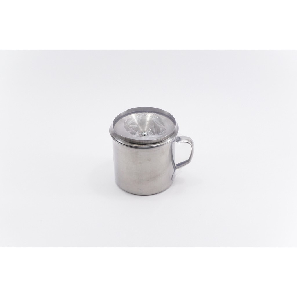 ( BISA COD ) PROMO GELAS MUG CANGKIR + TUTUP STAINLESS 8cm / GELAS MINUM STAINLESS STEEL / GELAS KOPI TEH / GELAS STAINLESS LENGKAP DENGAN TUTUP