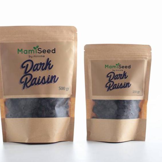 

Diskon✔️MAMISEED Dark Raisin 500gr - Kismis Hitam|RA3