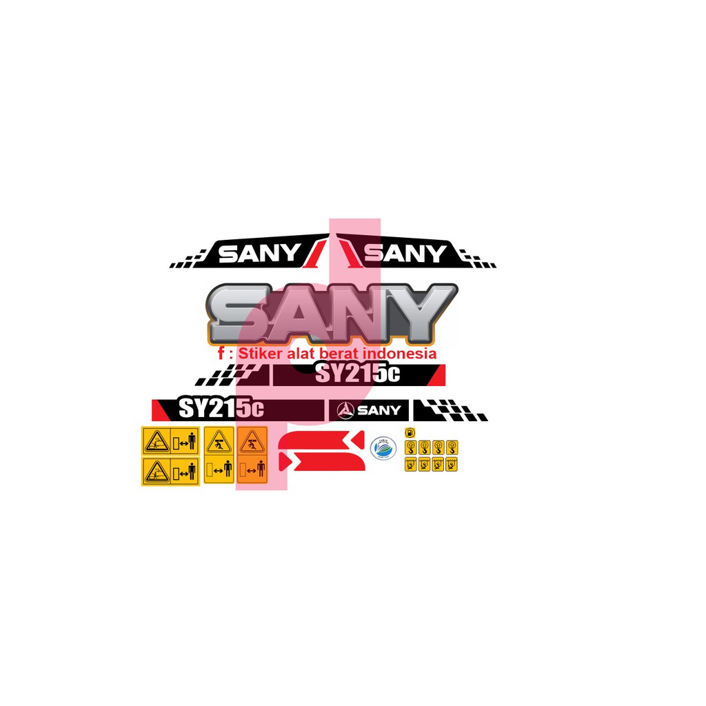 

STIKER SANY SY215C
