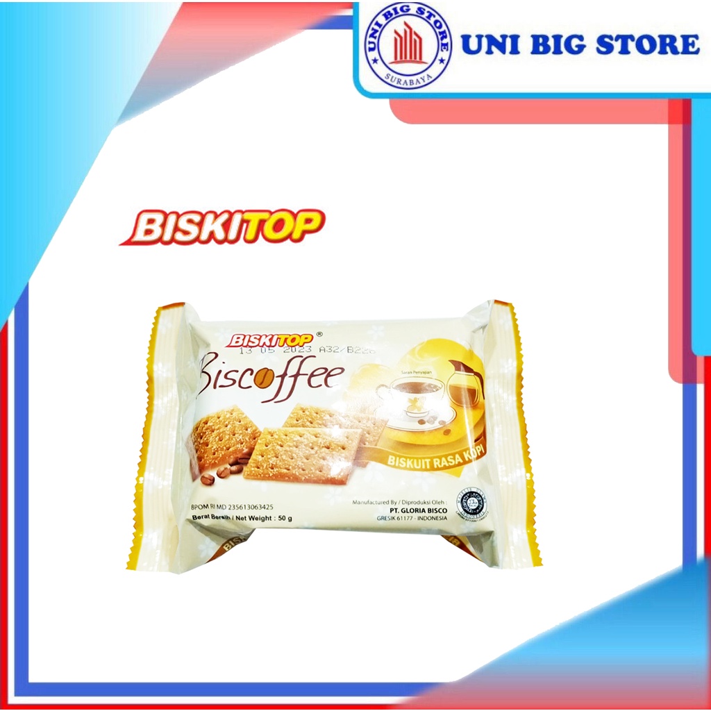 

Biskitop Biscoffee Biscuit 50 gr Biskuit Kopi