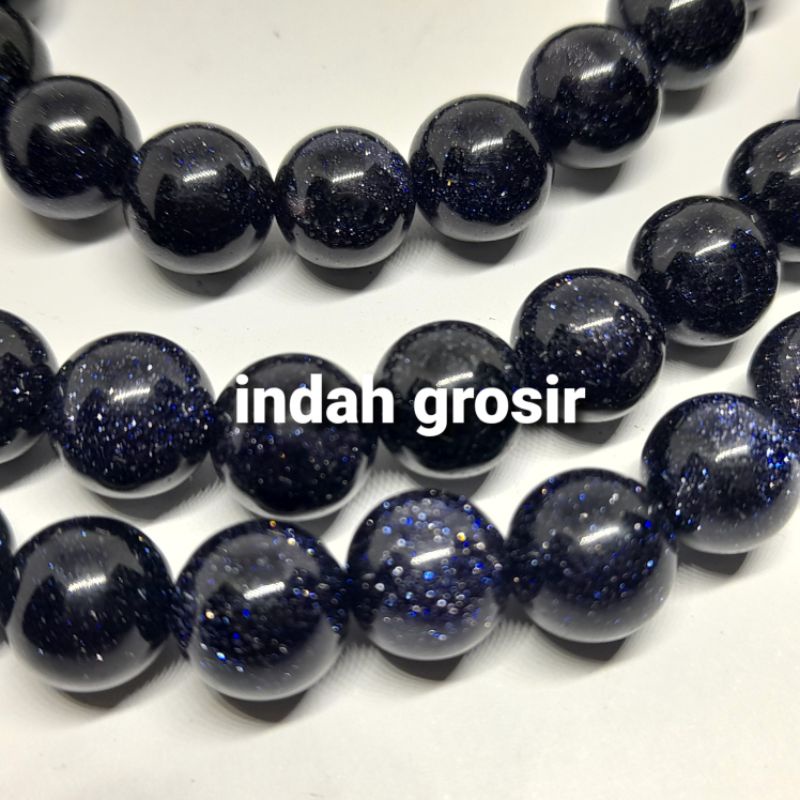 TASBIH BATU PASIR INTAN 10MM 99BUTIR ASLI NATURAL