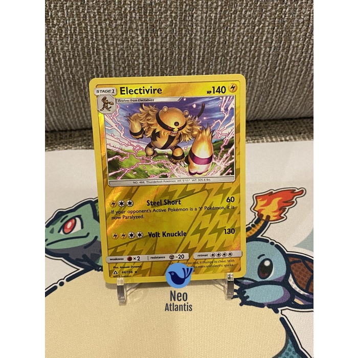Pokemon TCG English Electivire - 44/156 Rare Reverse Holo Ultra Prism