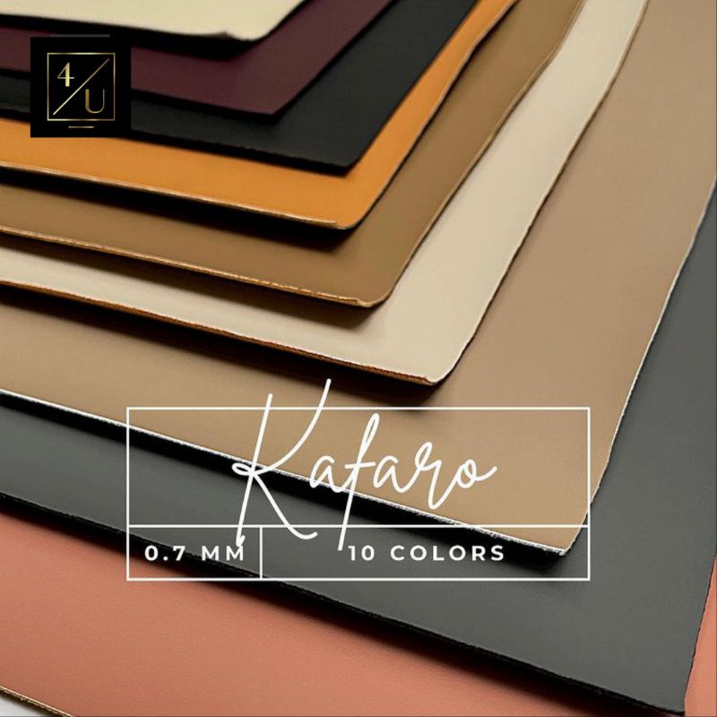 MURAH Kain Kulit Sintetis Meteran Kafaro - 1x1,37m BERGARANSI Bahan Tas Oscar