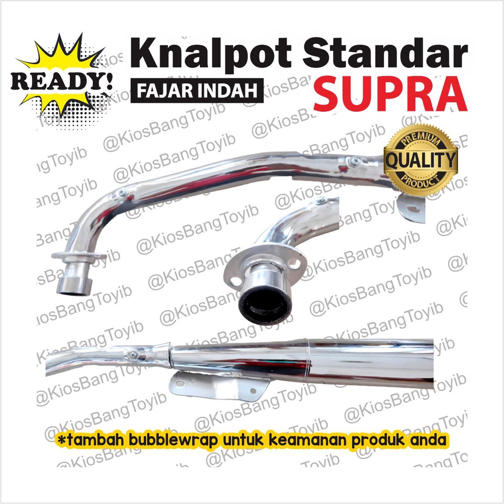 Knalpot Standart Honda Supra Lama 1997 1998 1999 2000 2001 2002 (FI)