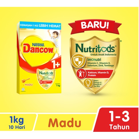 Susu Dancow 1+ 3+ 5+ berat 1kg