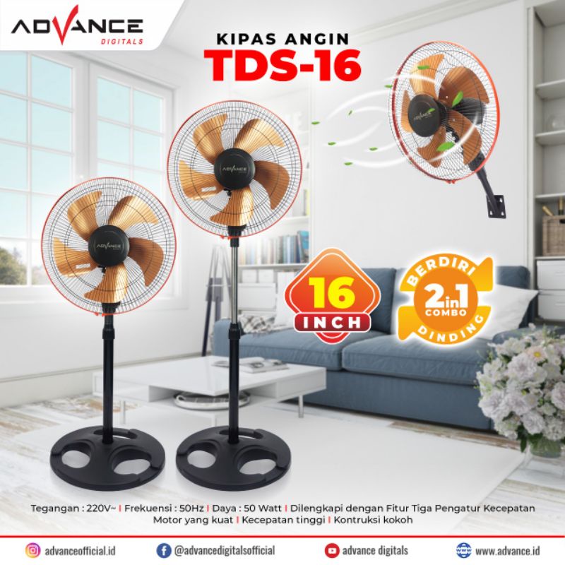 terlaris !!! kipas tornado 18&quot; 3in1 3 in 1 TDS-18 Kipas angin tornado advance tds 18 3 in 1