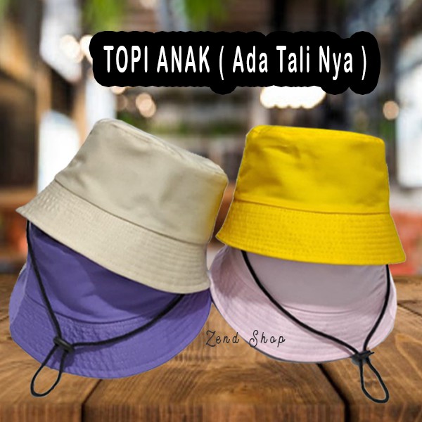 Topi Anak Bucket Hat Polos Topi Bucket Anak Polos 2 7 Tahun Topi Polos Anak Bucket Hat Polos Shopee Indonesia