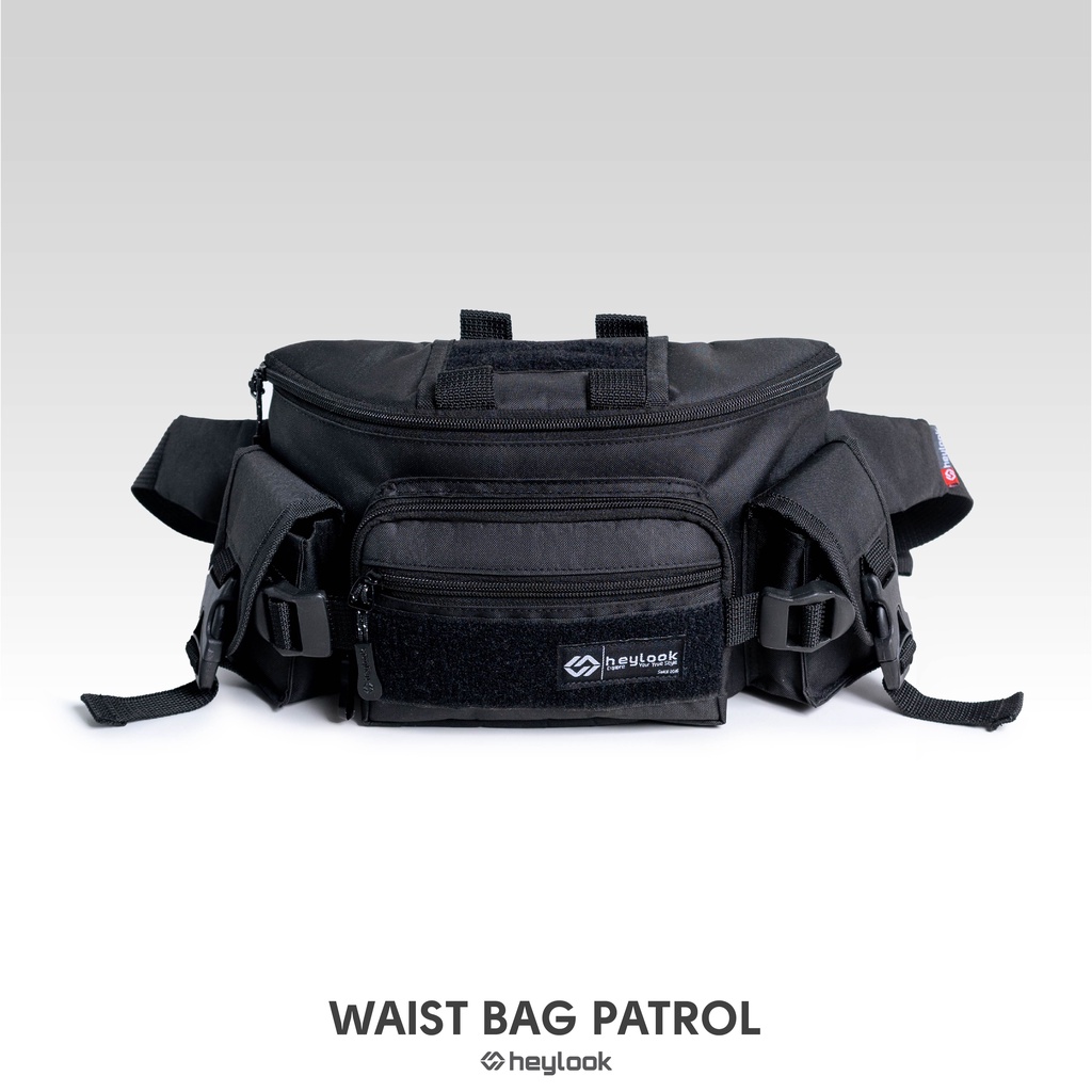 HEYLOOK Project - Tas Selempang Pria PATROL Waist Bag Murah Tas Distro Pria Tas Tactical Cowok