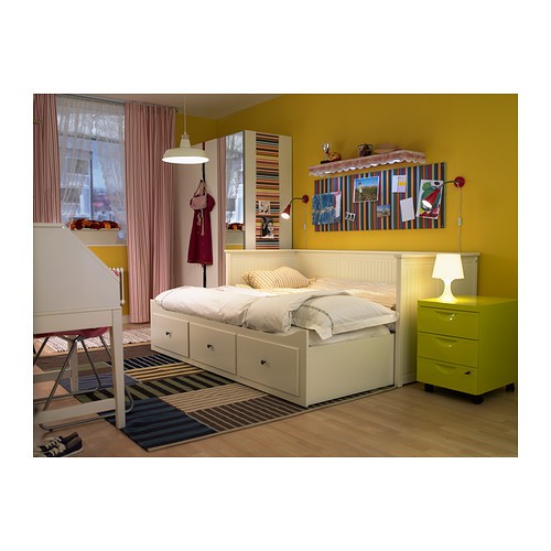 LAMPAN Lampu meja putih / abu / biru, 29 cm