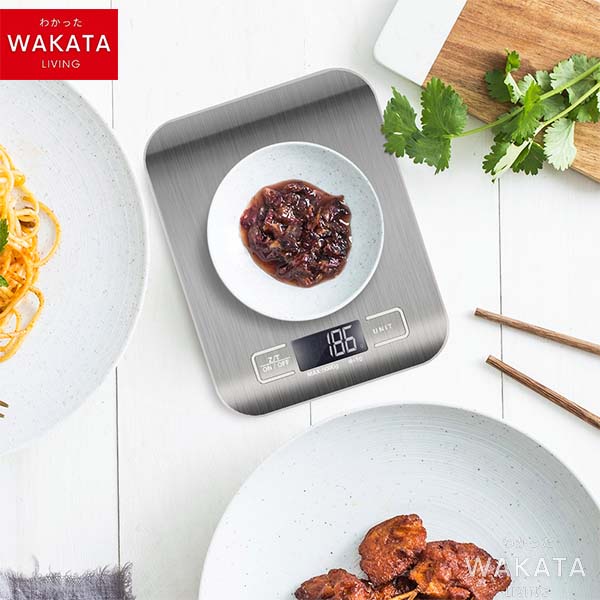 THOME Timbangan Dapur Kue Digital 5Kg STAINLESS / Stylish Timbangan Dapur Digital Kue Kitchen Scale untuk Kopi Makanan Tepung - Timbangan Digital Dapur