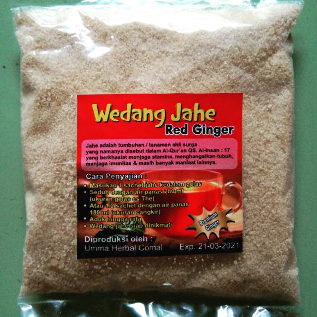 

Wedang jahe red ginger (jahe merah)