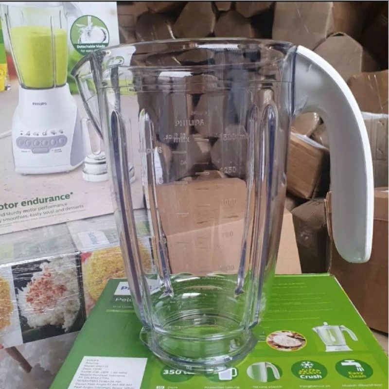 GELAS JUS BLENDER PHILIPS HR2115 2061 PLASTIK