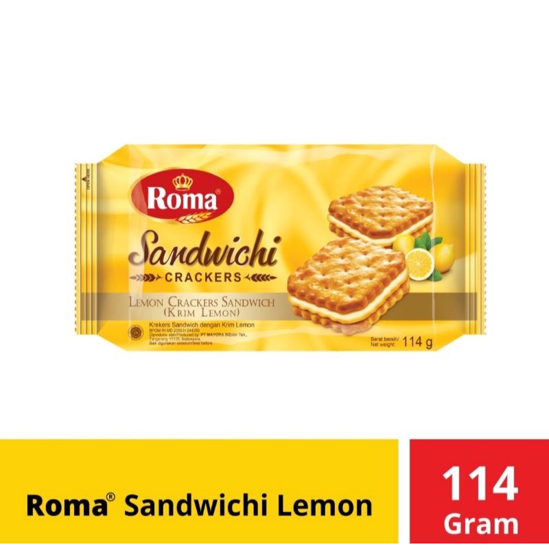 

Roma Sandwichi Lemon 114gr